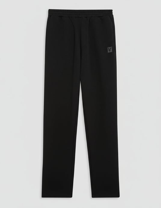 Lyle & Scott Lounge Jogginghose mit geradem Bein – Schwarz - Image 5