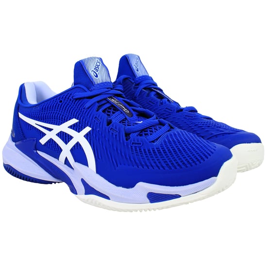 Asics Court FF 3 Novak Clay Herren Tennis Schuhe Blau - Image 2