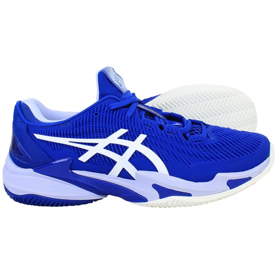 Asics Court FF 3 Novak Clay Herren Tennis Schuhe Blau - Image 4