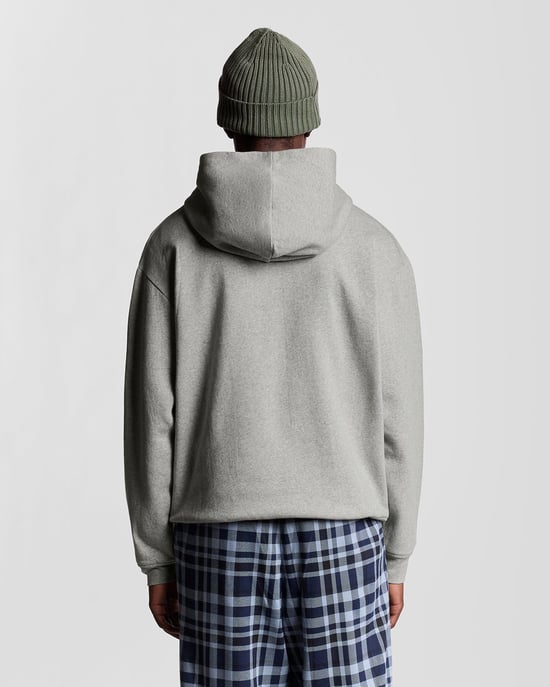 Lyle & Scott Lounge Pullover Hoodie - Hell - Image 4