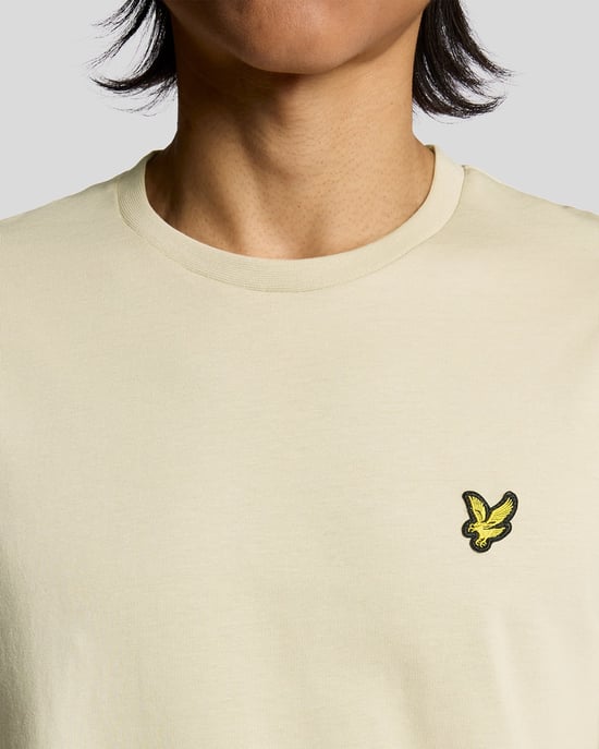 Lyle & Scott Baumwoll-T-Shirt mit Rundhalsausschnitt – Grau - Image 3