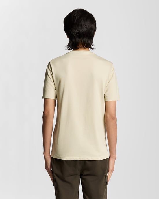 Lyle & Scott Baumwoll-T-Shirt mit Rundhalsausschnitt – Grau - Image 4