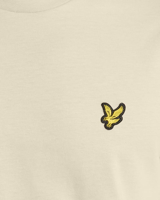 Lyle & Scott Baumwoll-T-Shirt mit Rundhalsausschnitt – Grau - Image 6