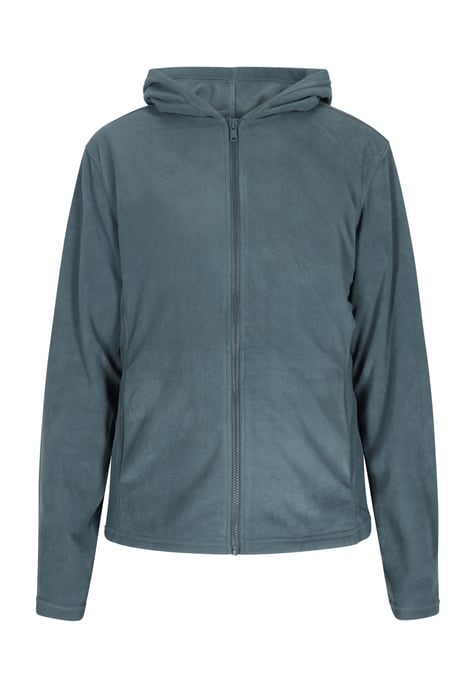 Schmuddelwedda Fleecejacke Männer Türkis Grau - Image 1
