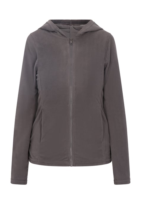 Schmuddelwedda Fleecejacke Frauen grau - Image 1