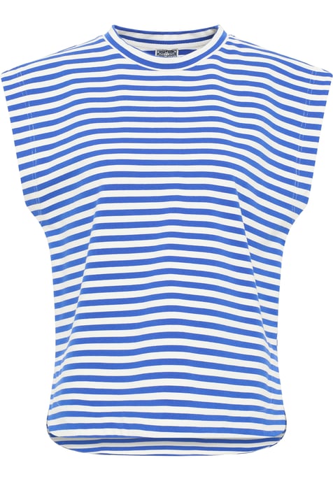 Dreimaster T-Shirt Damen blau weiss - Image 1