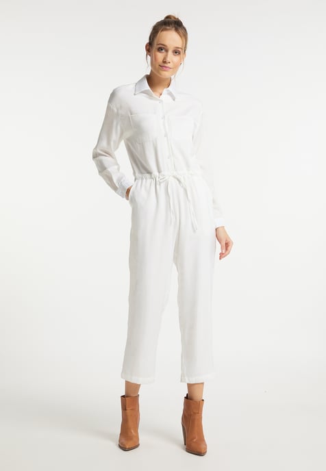 Dreimaster Overall Damen weiss - Image 2