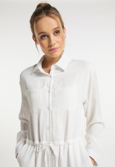 Dreimaster Overall Damen weiss - Image 3