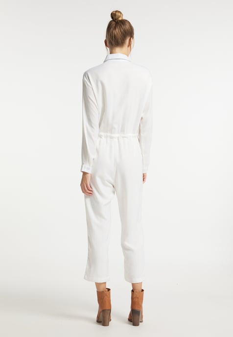 Dreimaster Overall Damen weiss - Image 4