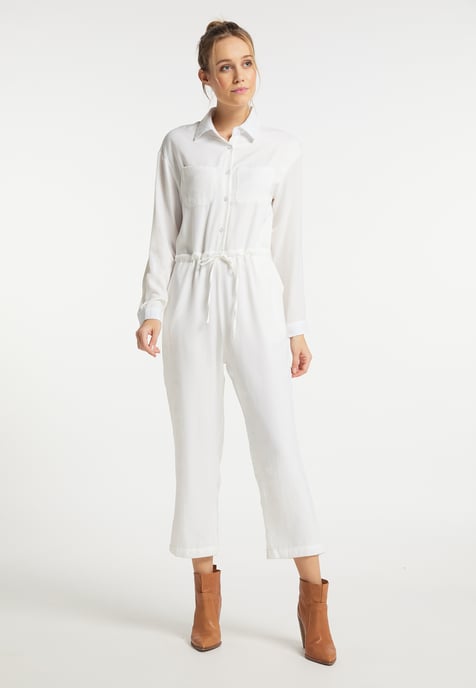 Dreimaster Overall Damen weiss - Image 5