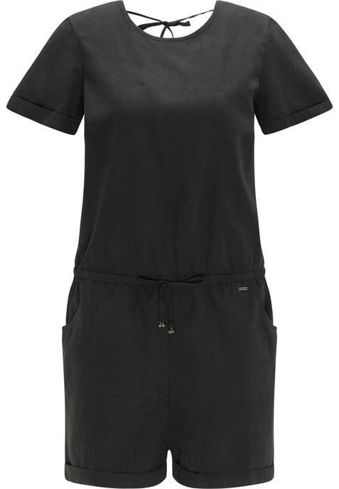 Dreimaster Cupro-Pullover Damen schwarz - Image 1