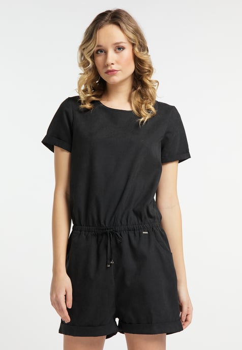 Dreimaster Cupro-Pullover Damen schwarz - Image 3