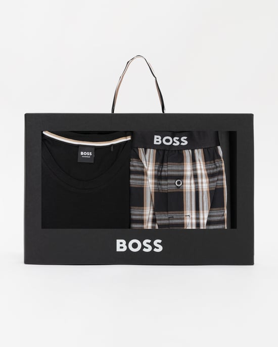 Einfaches Pyjama-Set in Schwarz - Image 1