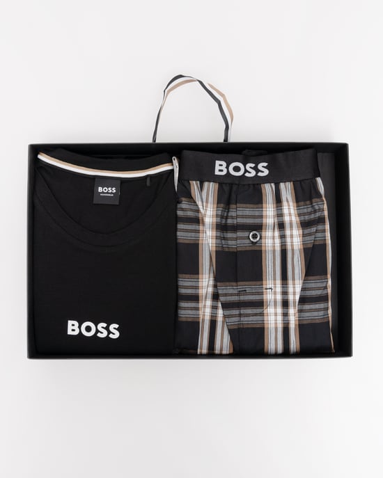 Einfaches Pyjama-Set in Schwarz - Image 6