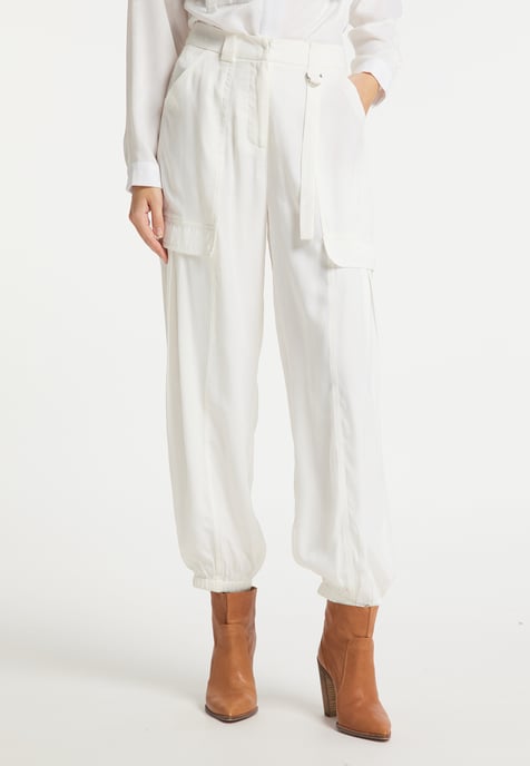 Dreimaster Stoffhose Damen weiss - Image 3