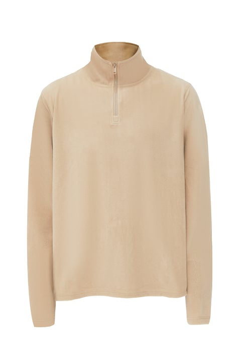 Schmuddelwedda Fleecepullover Männer Beige - Image 1