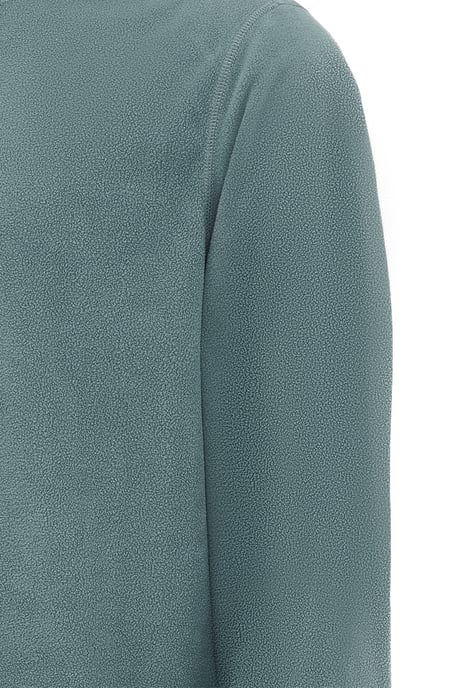 Schmuddelwedda Fleecepullover Männer Türkis Grau - Image 3