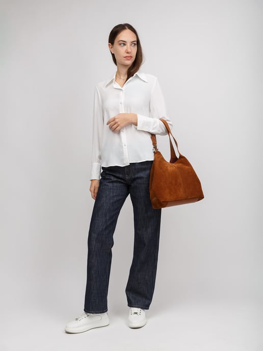 Coccinelle C-Easy Wildleder-Handtasche - Image 5