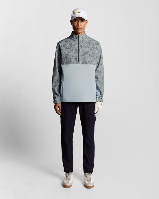 Lyle & Scott Golf Winddichte 1/4-Reißverschlussjacke - Schwarz - Image 2