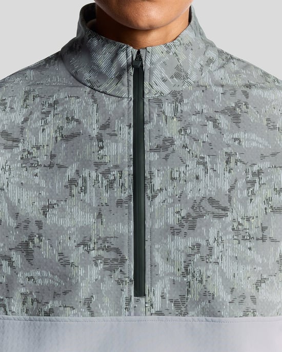 Lyle & Scott Golf Winddichte 1/4-Reißverschlussjacke - Schwarz - Image 3
