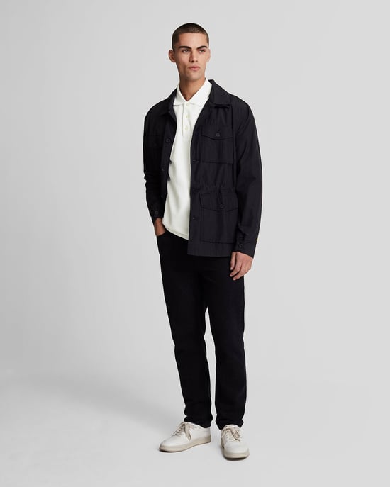 Flachrücken Piqué Poloshirt - Image 2