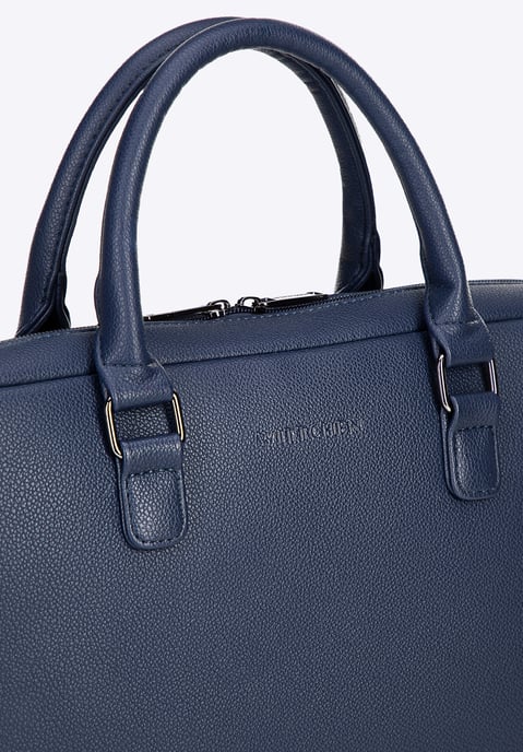 Wittchen Herren-Laptoptasche, 16 Zoll, Kunstleder, Marineblau, Öko-Leder - Image 6