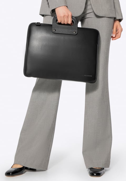 Wittchen Herren-Laptoptasche (15 Zoll) aus Kunstleder, Schwarz - Image 3