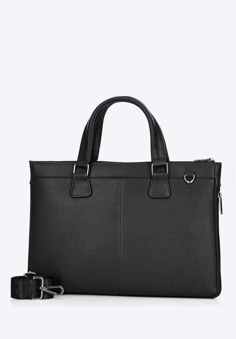 Wittchen Herren-Laptoptasche (14,5 Zoll) aus Kunstleder, Schwarz - Image 3