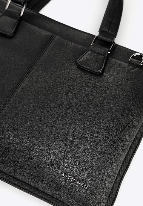 Wittchen Herren-Laptoptasche (14,5 Zoll) aus Kunstleder, Schwarz - Image 5