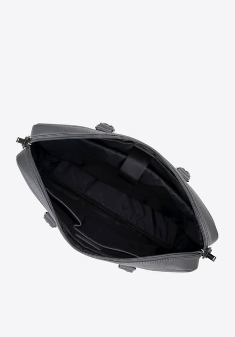 Wittchen Herren-Laptoptasche (16 Zoll) aus Kunstleder, Grau - Image 4