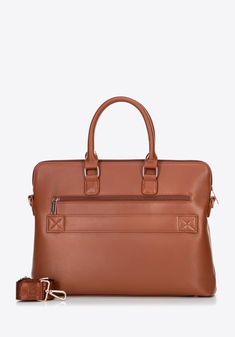 Wittchen Herren-Laptoptasche, 16 Zoll, Hellbraun, Kunstleder, Hellbraun, Öko-Leder - Image 3