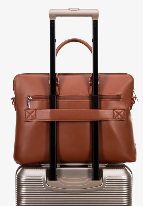 Wittchen Herren-Laptoptasche, 16 Zoll, Hellbraun, Kunstleder, Hellbraun, Öko-Leder - Image 5