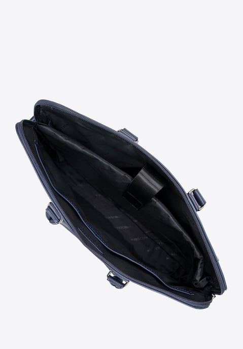 Wittchen Herren-Laptoptasche, 16 Zoll, Kunstleder, Marineblau, Öko-Leder - Image 3