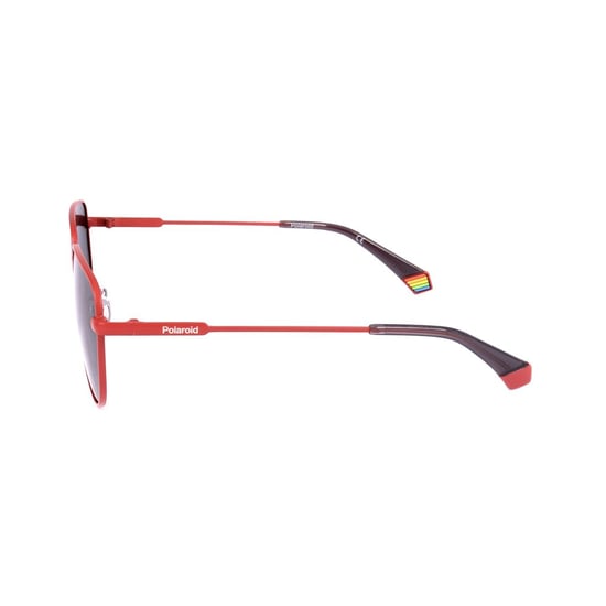 Polaroid Orange Edelstahl Sonnenbrille - Image 3