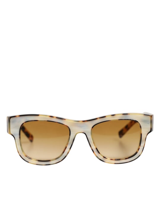 DG4379F Weiße Schildkrötenmuster-Gradient Acetat Sonnenbrille - Image 1