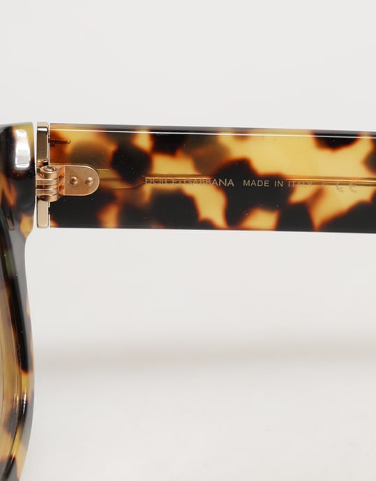 DG4379F Weiße Schildkrötenmuster-Gradient Acetat Sonnenbrille - Image 5