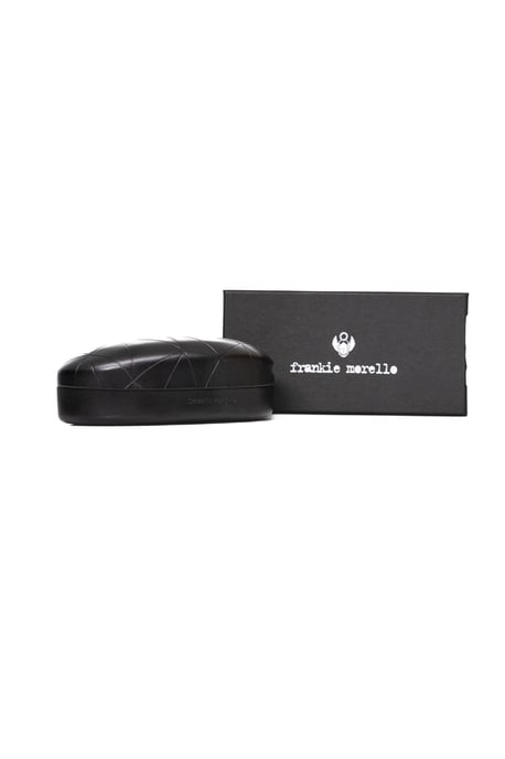 Frankie Morello Silberne Metallic Herren-Sonnenbrille - Image 4