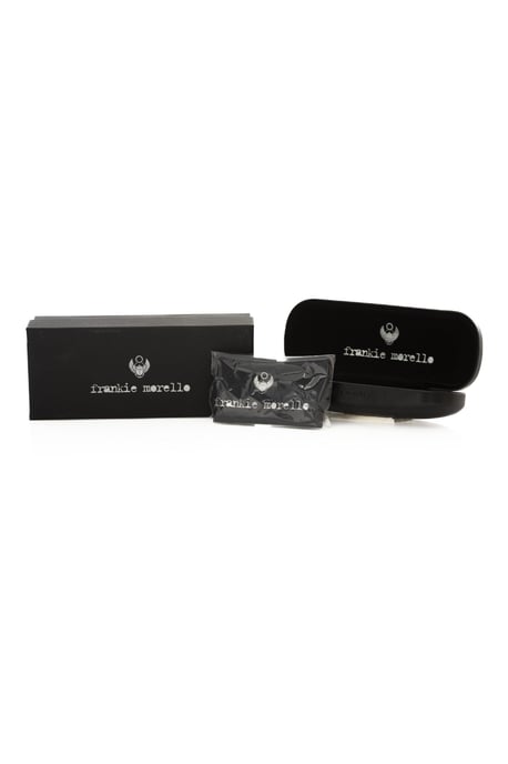 Frankie Morello Silberne Metallic Herren-Sonnenbrille - Image 5
