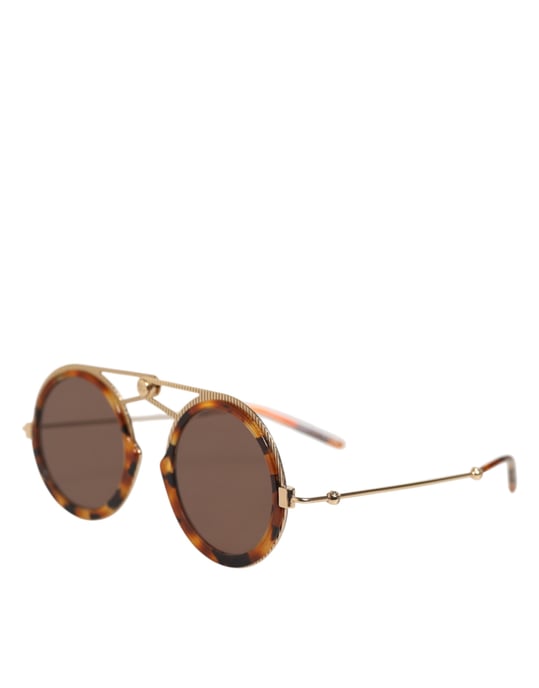 Gold Havana Rahmen DG Fatto A Mano Sonnenbrille - Image 2