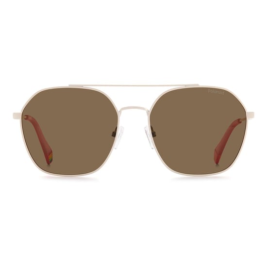 Polaroid Beige Sonnenbrille aus Edelstahl - Image 2