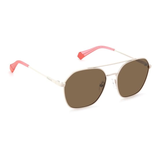 Polaroid Beige Sonnenbrille aus Edelstahl - Image 3