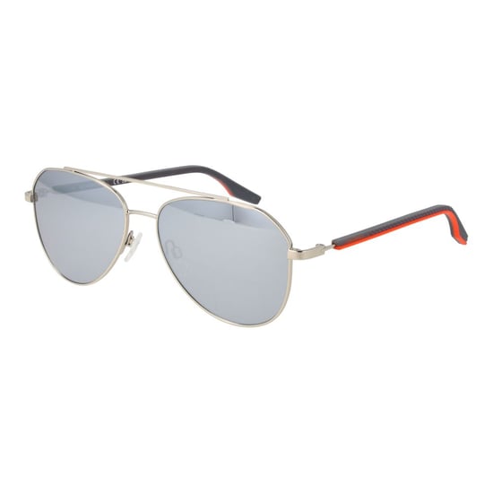 Silberne Gummi-Sonnenbrille - Image 1