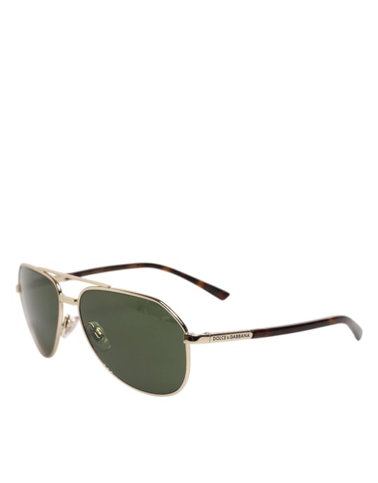 DG2125 Silberner Rahmen Aviator Sonnenbrille - Image 2