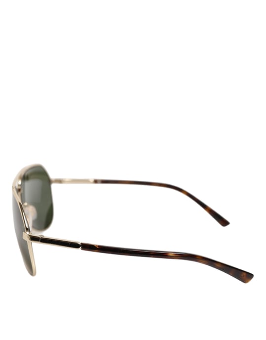 DG2125 Silberner Rahmen Aviator Sonnenbrille - Image 3