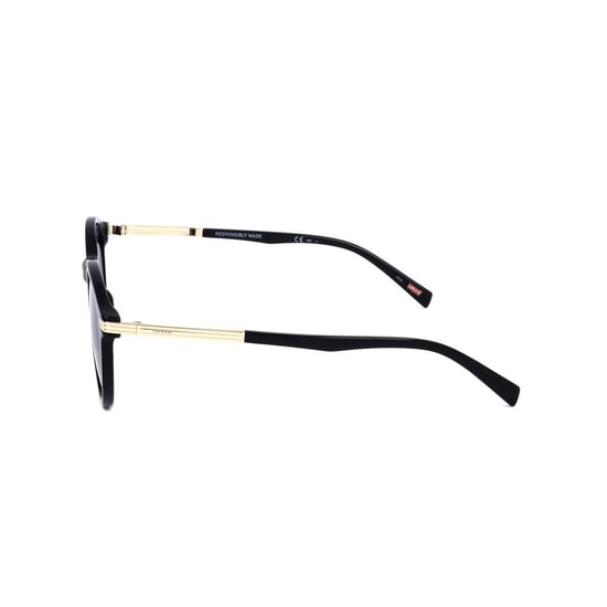 Runde Sonnenbrille mit goldenen Akzenten - Image 3