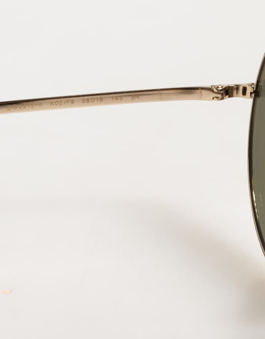 Goldene Metall Rundbrillen Sonnenbrille - Image 5