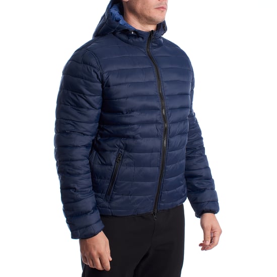 Herren Wendbare Gepolsterte Jacke mit Kapuze 66496 - Image 3