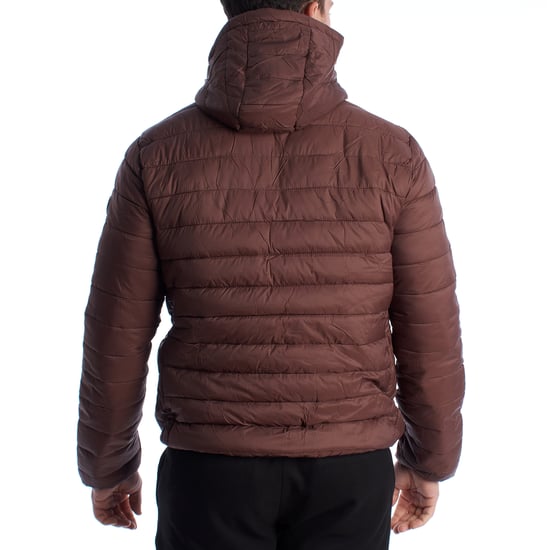 Männer gepolsterte Jacke mit Kapuze US40127020 - Image 4