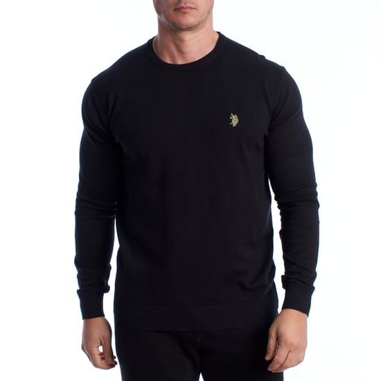 Herren Rundhalsausschnitt Strickpullover US40173038 - Image 1