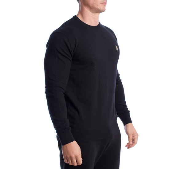 Herren Rundhalsausschnitt Strickpullover US40173038 - Image 3